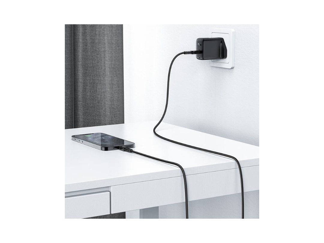 ACEFAST C4-01 USB-C to Lightning Charging Cable - Fast Charging, 1.2m ACEFAST C4-01 USB-C to Lightning Charging Cable - Fast Charging, 1.2m